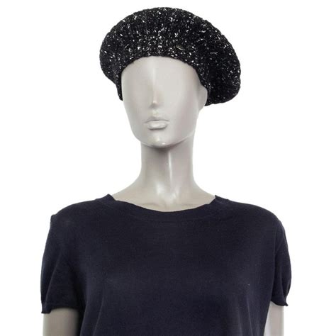 chanel beret hat|chanel cotton headband.